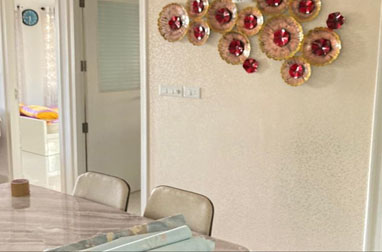 interior wallpaper - home interior design - dining room design - vinco enterprises - vinco wallpaper - recent works